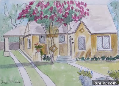 The Vickery Place Home Tour will include stops at real homes, not watercolors.