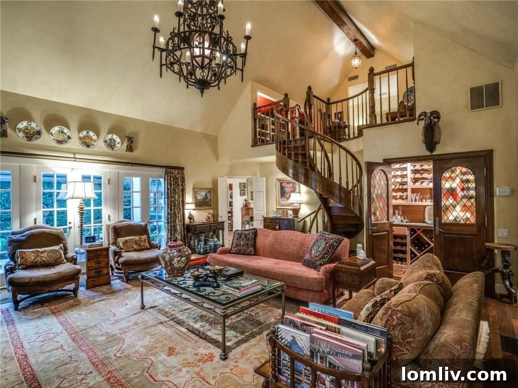 Charming outdoor patio with flagstone and lush greenery