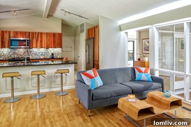 Lush exterior landscape and unique architecture of The Y House