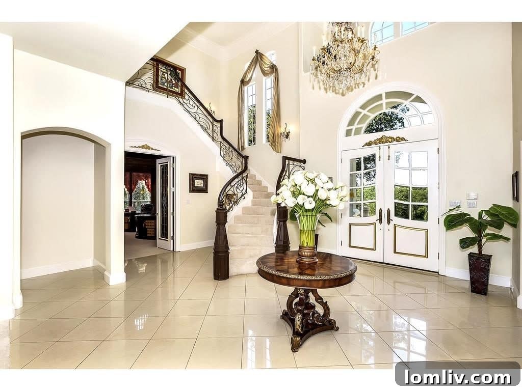 Inviting Foyer of the Residence