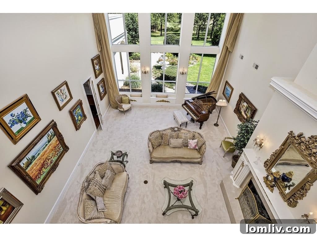 High Ceilings and Architectural Details