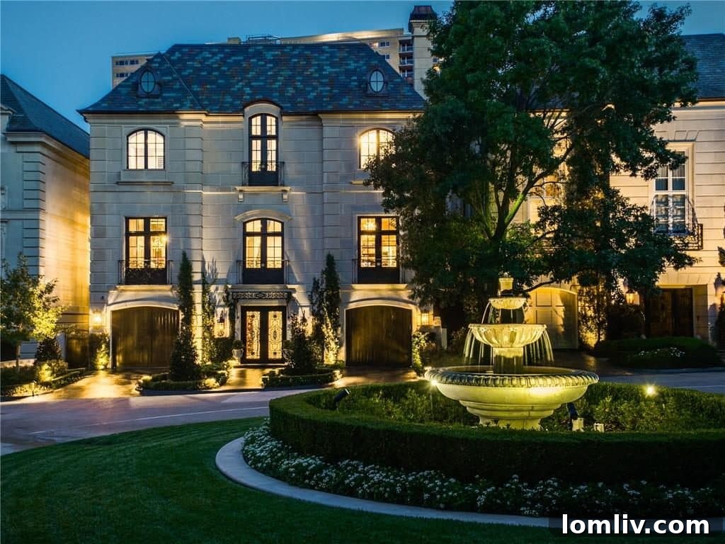 Place Des Vosges Dallas Luxury Townhouse Entrance