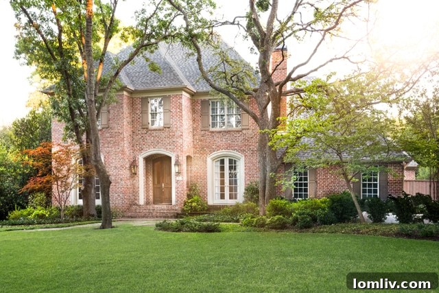 The grand traditional two-story home at 8 Nonesuch Rd., set against a backdrop of mature trees.