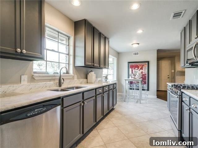 Radiant North Highlands Estate Steals the Show at Dallas Open Houses This Weekend 21 Luxurious master bathroom with walk-in shower and stylish tiling at 5852 Clendenin Ave.