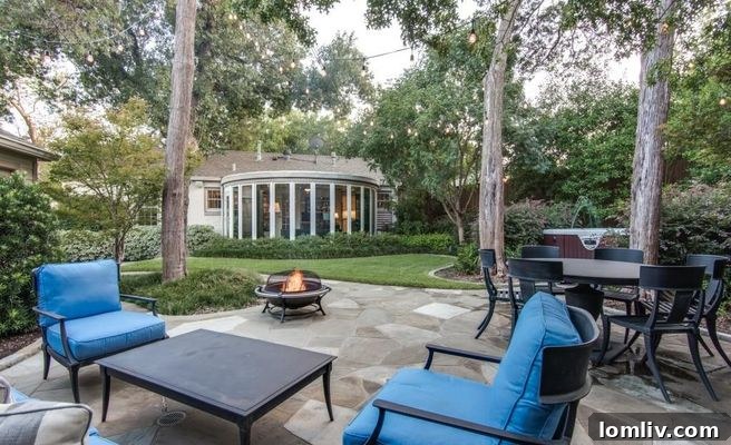 Inviting Backyard Patio and Outdoor Living Space