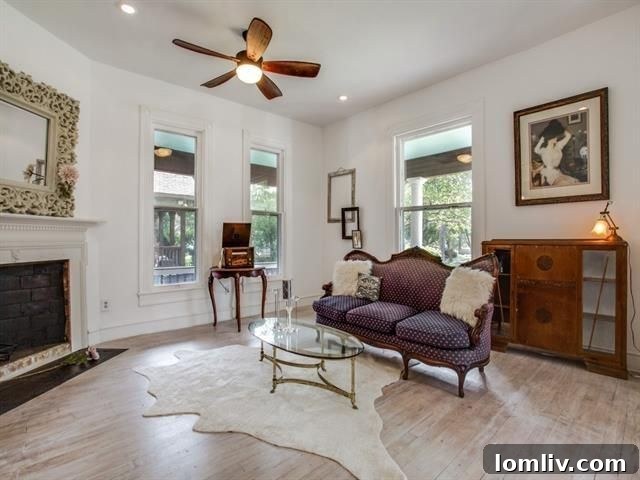 The grand Victorian at 4317 Worth St., a testament to Kristen Martin's passion for restoring Dallas's historic properties.