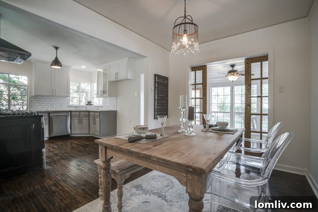 The stylish and functional kitchen of the 