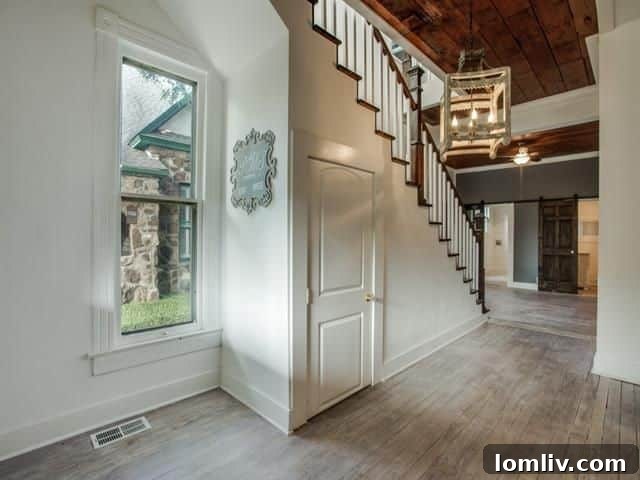 A light-filled interior space in 