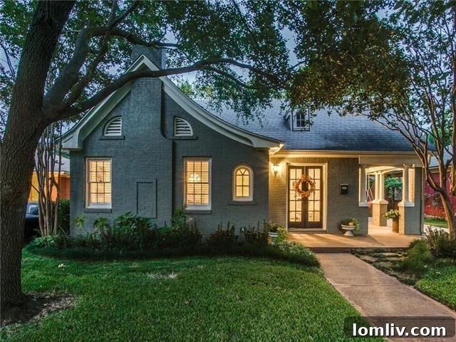 930 N. Clinton Ave - Oak Cliff Tudor Exterior
