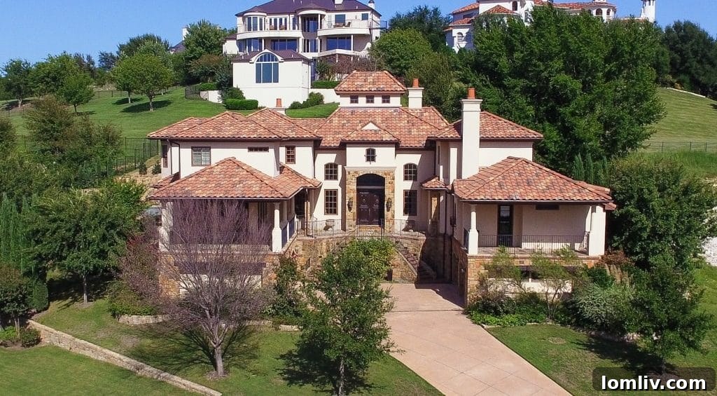 Mira Vista: What Every Buyer Wants 2 Exquisite exterior of 6808 Shadow Creek Court, a renovated Mediterranean style luxury home in Fort Worth