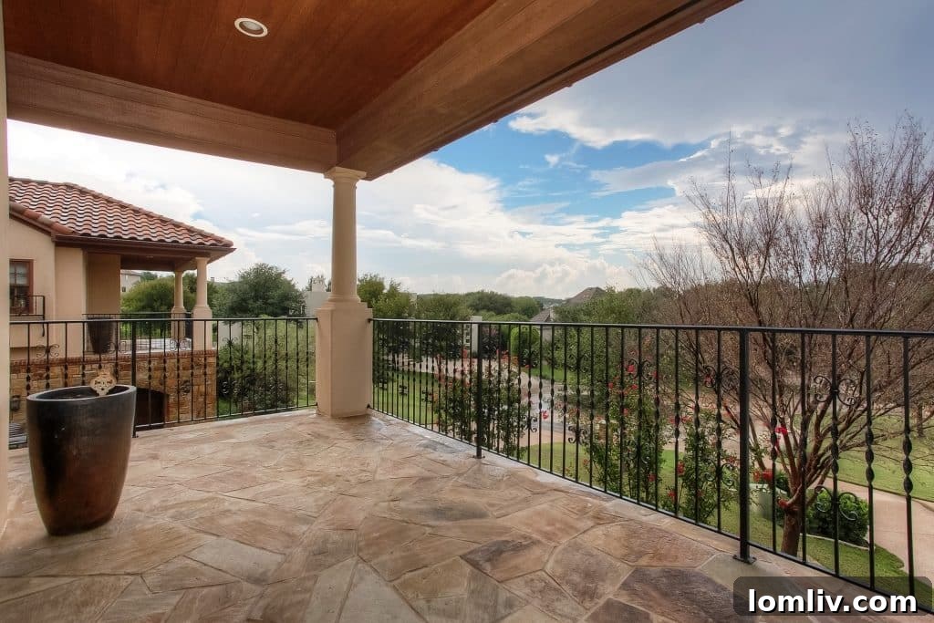 Mira Vista: What Every Buyer Wants 10 One of two private balconies at 6808 Shadow Creek Court, offering beautiful views of Mira Vista Country Club
