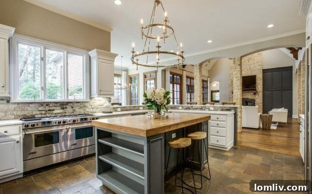 Modern Commercial-Grade Kitchen at 6424 Mimosa Lane