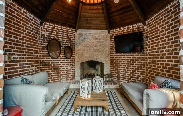 Beautifully Landscaped Gardens Surrounding the Pool