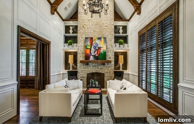 Sophisticated Dining Area in Preston Hollow Residence