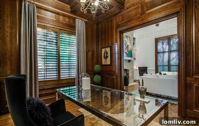 Inviting Seating Area in Tyler Seguin's Former Home