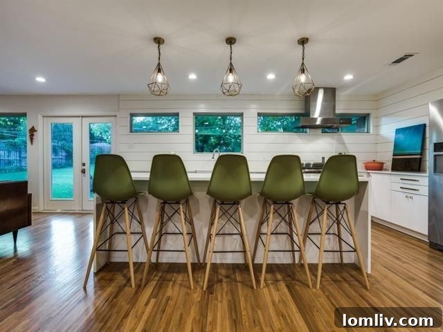 Midcentury Inspired Guest Bathroom with Original Tile