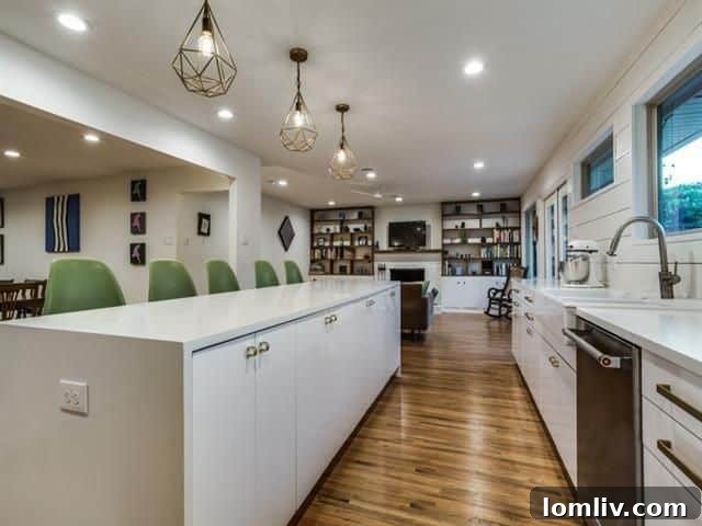 Luxurious Master Bathroom with Dual Vanity and Designer Tile