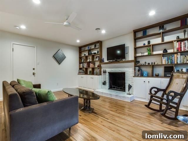 Refined Dual Vanity with Modern Fixtures in Master Bathroom