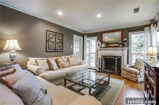 Spacious Living Room View