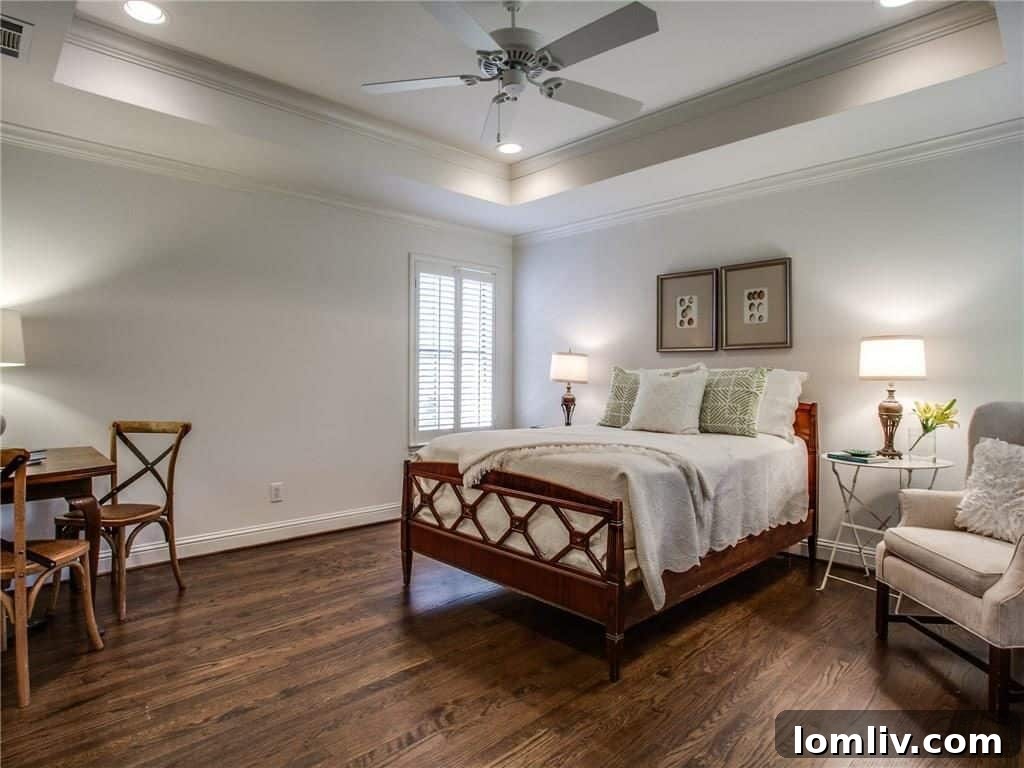 Modern full bathroom with sleek vanity and tiled shower