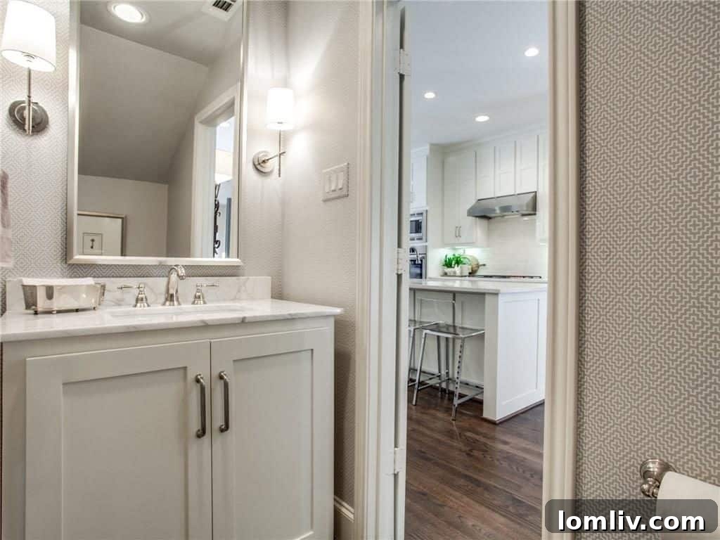 Bright and airy breakfast nook or secondary dining area with large windows