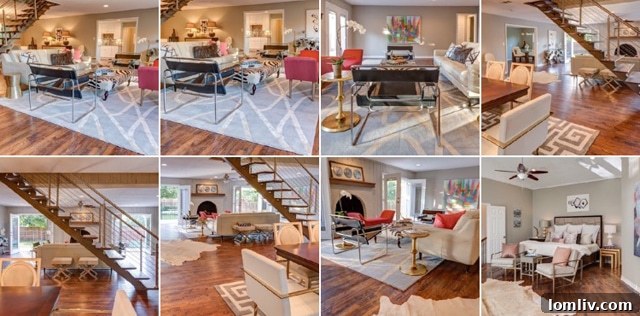 Elegant Entryway and Staircase in Luxury Dallas Home