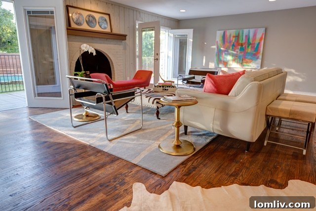 Bright and Airy Living Space with Large Windows