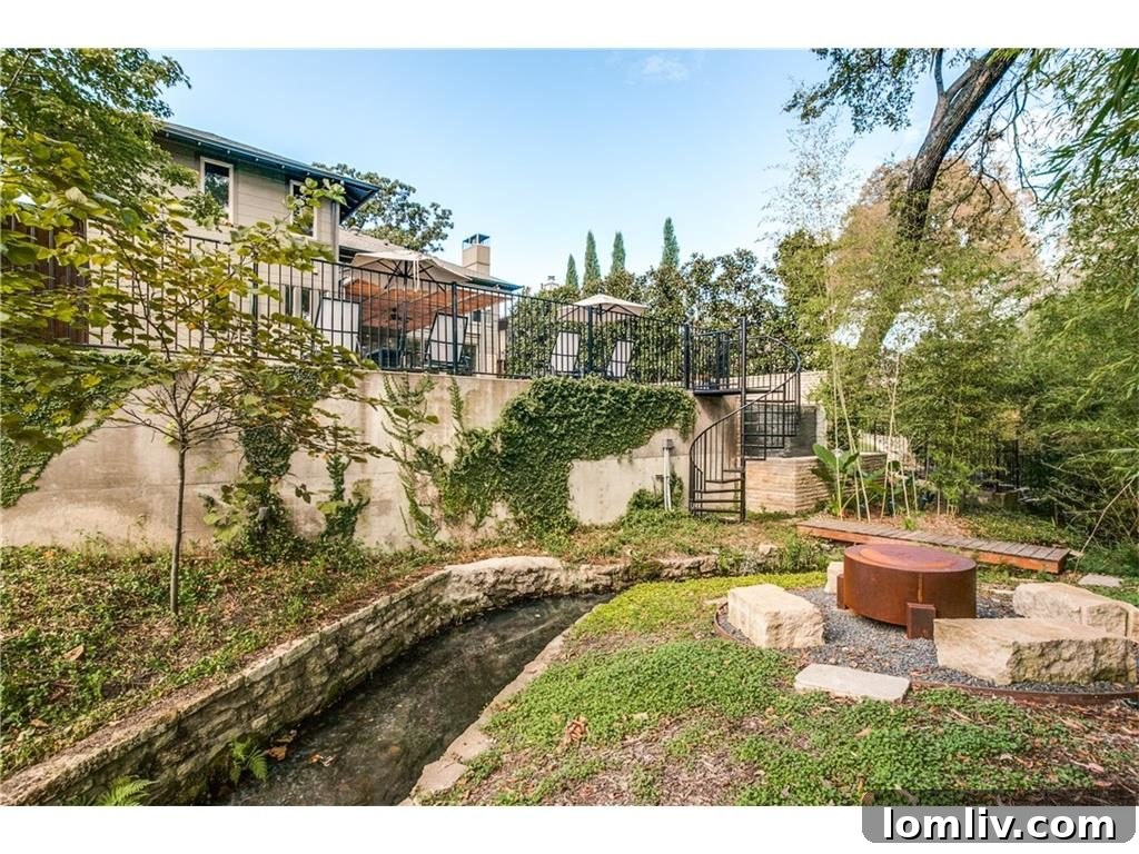 Stunning Backyard with Infinity Pool