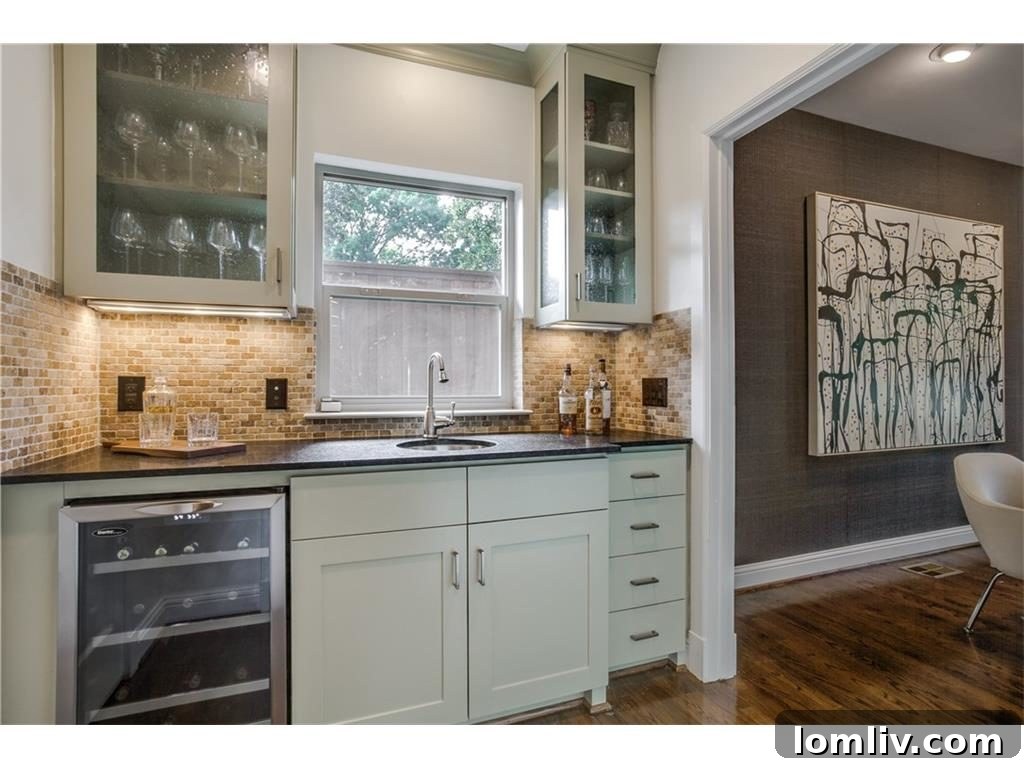 Dual Dishwashers and Open Shelving