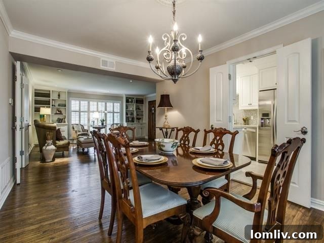 Bandera's Pink Wall Condos: A Lucrative Steal 8 6151 Bandera Avenue Unit D Dining and Living Rooms with Kitchen - Renovated