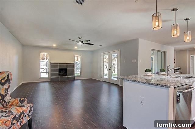 Luxurious master bathroom in the updated Prestonwood residence.