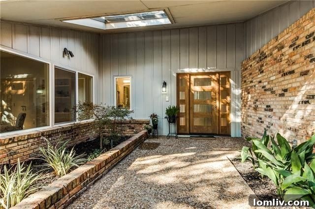 Modern exterior of the Crest Meadow Estates home.