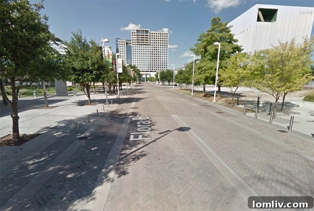 Flora Street Residences: High-end housing in the Dallas Arts District, often referred to as 'donor housing'.