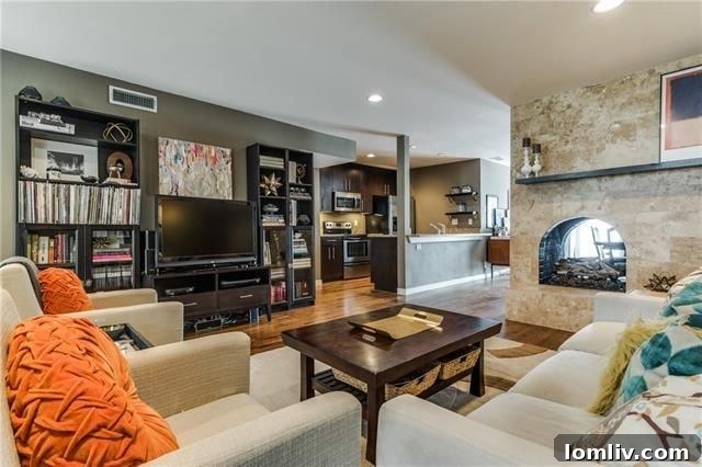 Elegant dining space with access to a private patio, ideal for entertaining