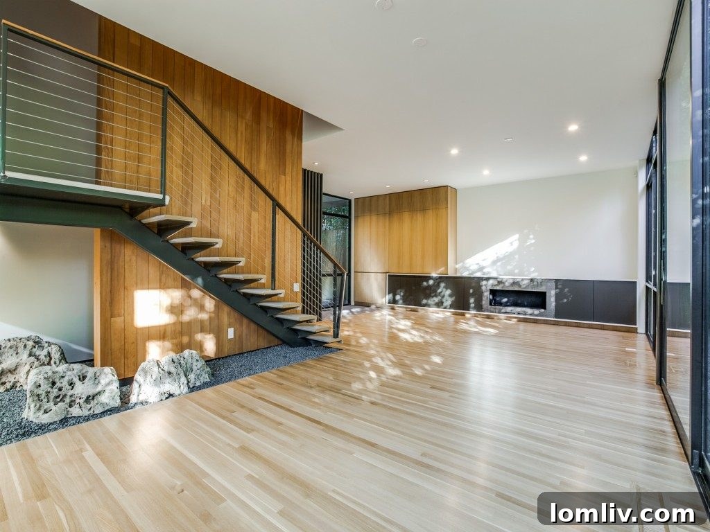 Dining Area Adjacent to Modern Kitchen