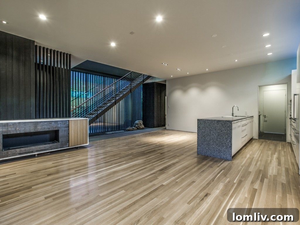 Modern Interior Design with Rift-Cut White Oak Floors