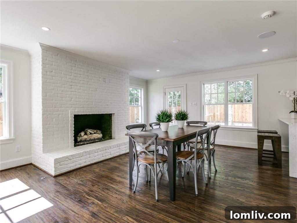 Modern and inviting interior hallway design