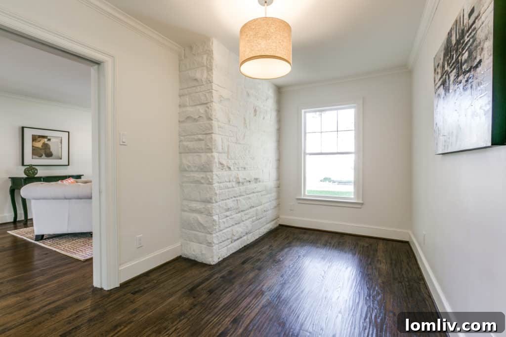 Bright and airy breakfast nook with garden views