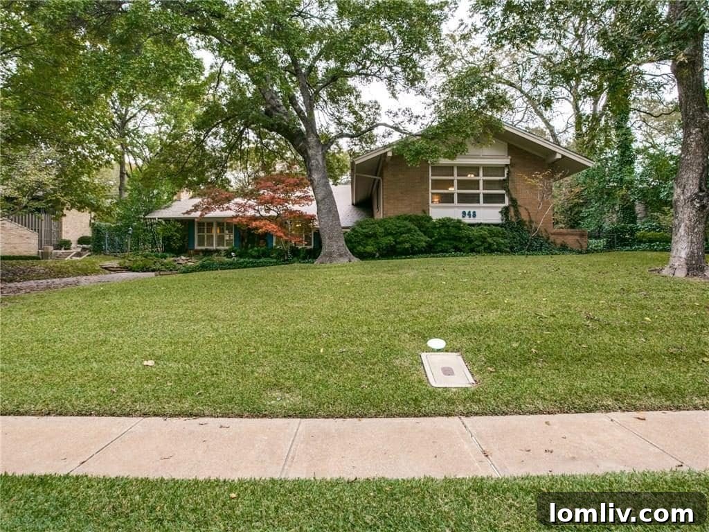 948 Forest Grove Curb Appeal - Mid-Century Modern Home Dallas