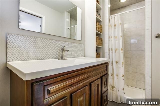 Backyard view with storage shed