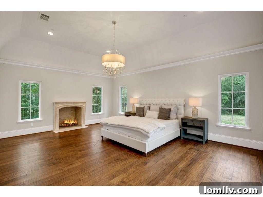 Elegant First-Floor Master Bedroom