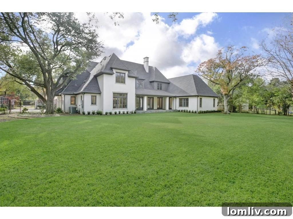 Expansive and Private Backyard