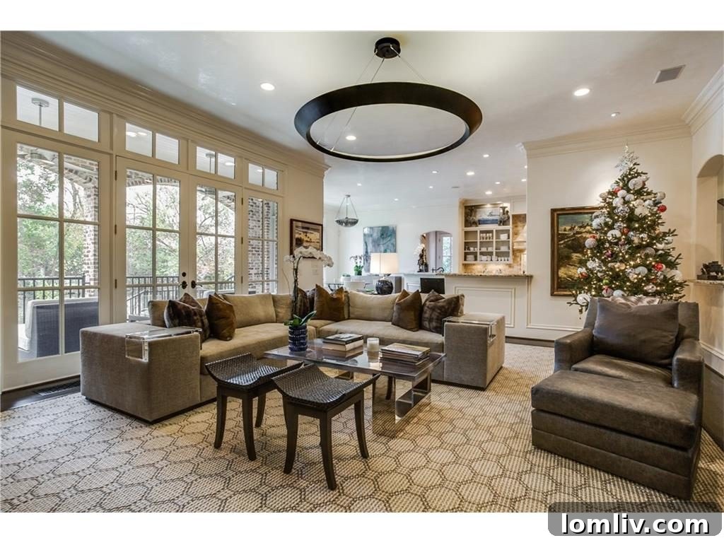 High-end gourmet kitchen with professional appliances and elegant finishes