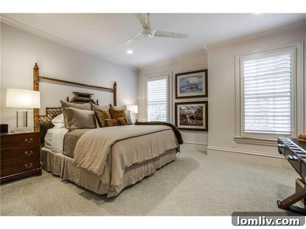 Ensuite bathroom with modern fixtures and clean design