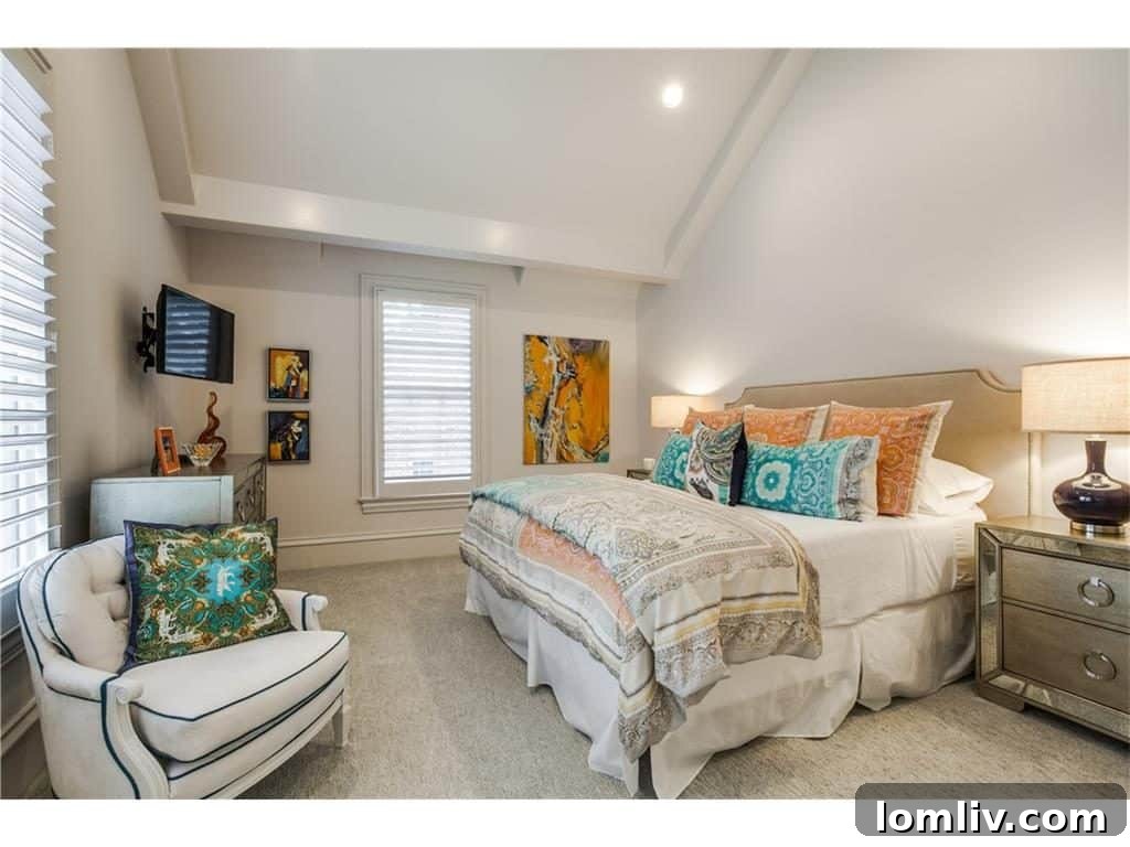 Dedicated home theater room with large screen and comfortable seating