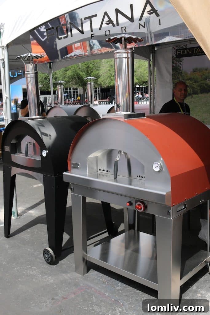 The Fontana Pizza Oven is a piece of functional art.