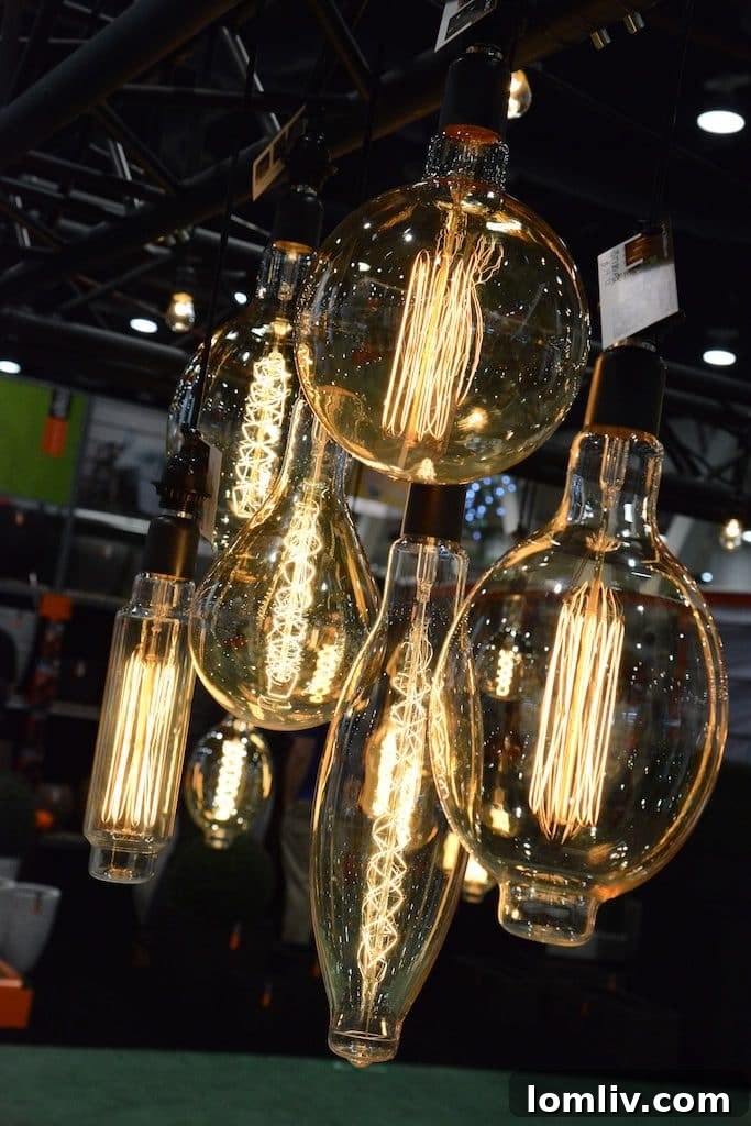 Outdoor-rated bulbs we found at the National Hardware Show