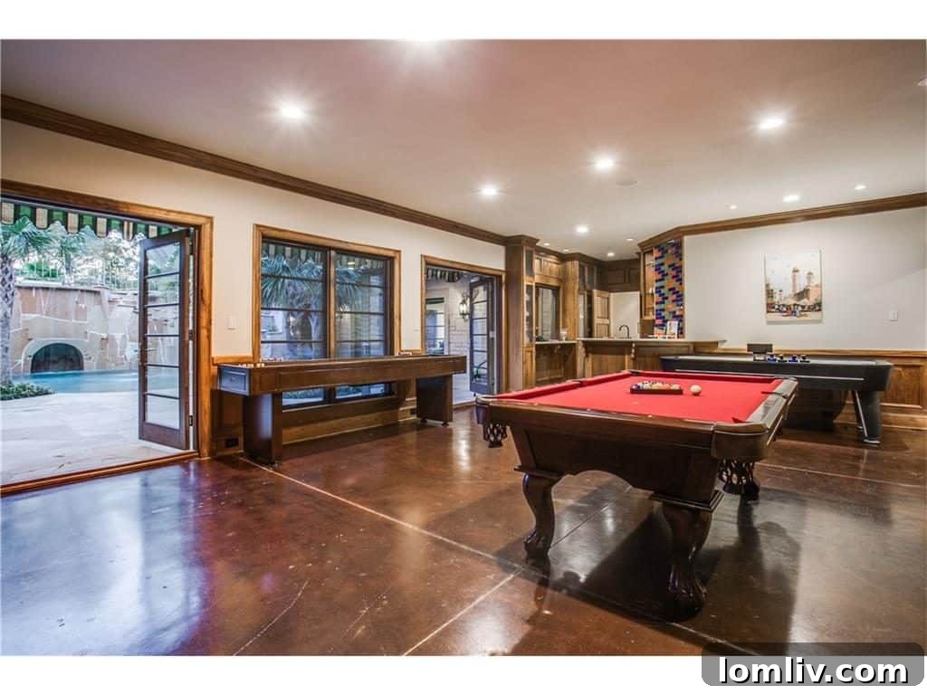 Exterior View of the Mansion's Rear Facade