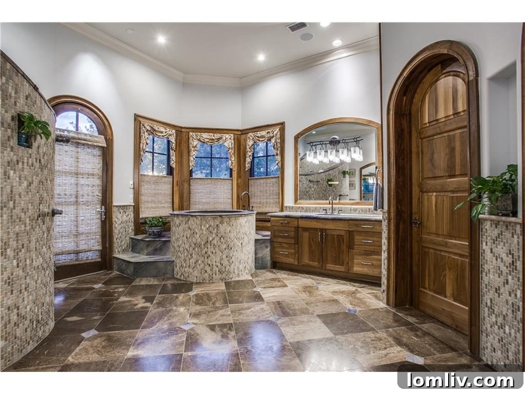 Waterfall Feature by the Pool