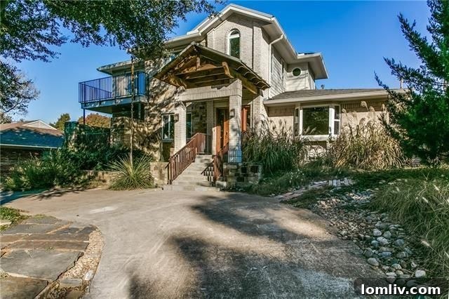 Dallas Open House Spotlight: A Masterpiece Craftsman in Junius Heights 18 Stately exterior of 7741 Eagle Trl, White Rock Forrest